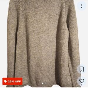 American Vintage Women's Tan Crewneck Sweater